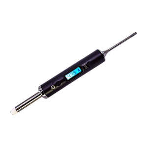 Dab Nail Thermometer | Angled Blue Temp Screen View | Dabbing Warehouse
