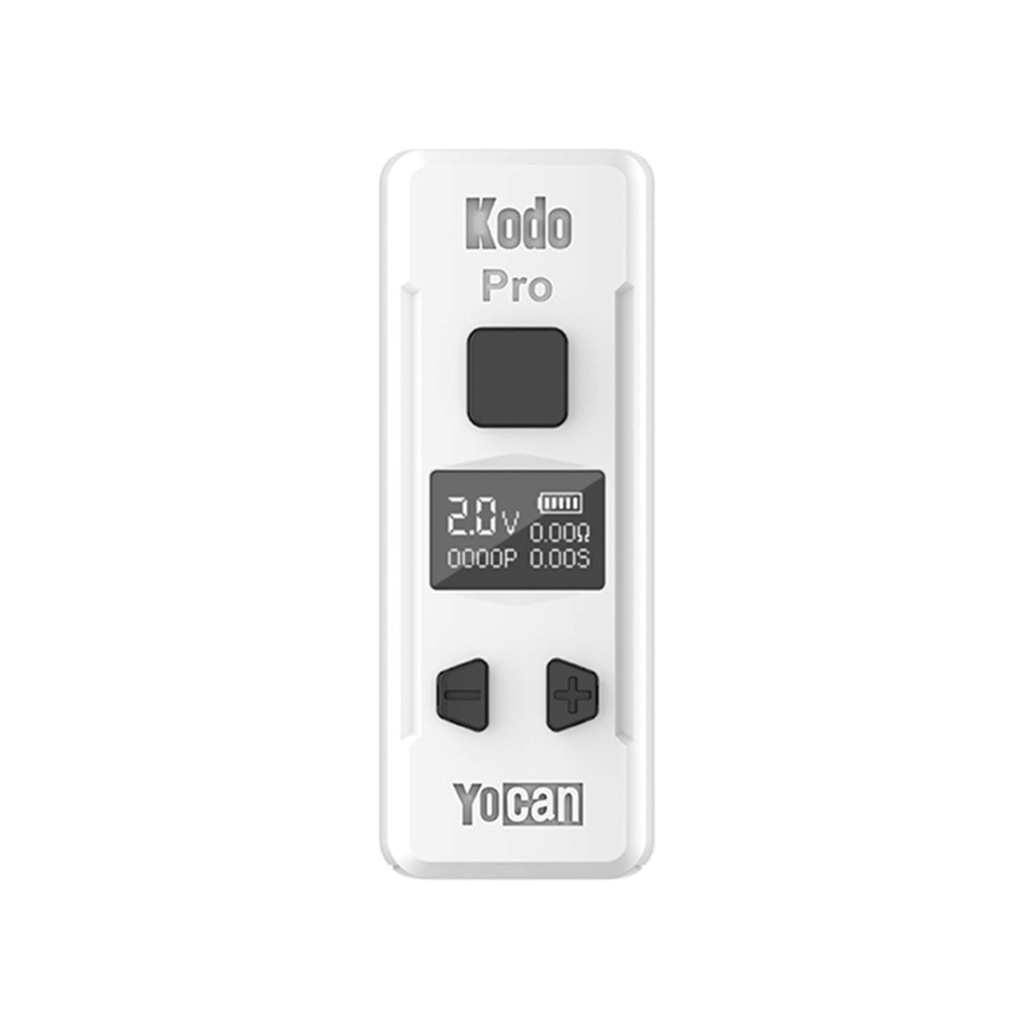 Yocan Kodo Pro 510 Thread Battery | White Color View | Dabbing Warehouse