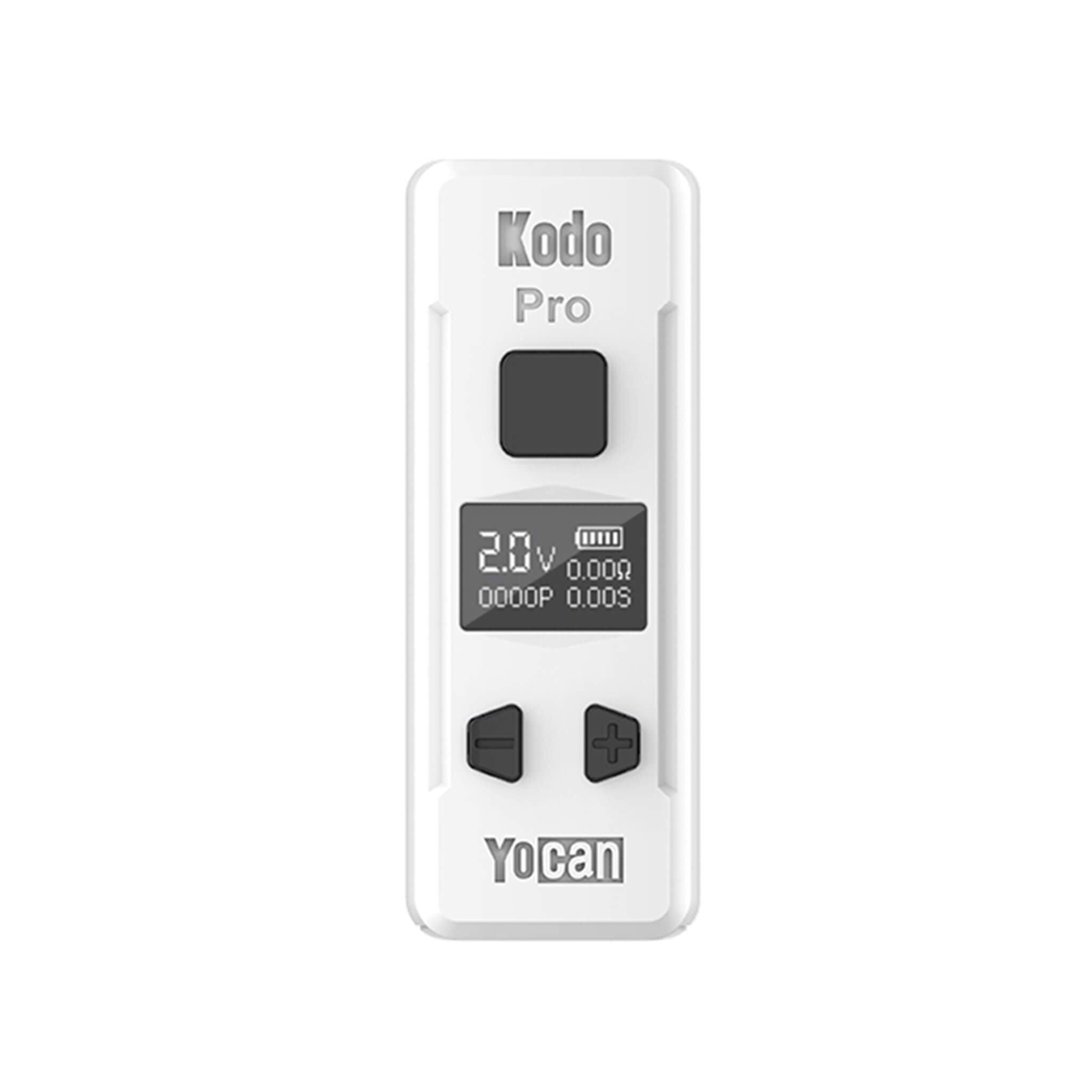Yocan Kodo Pro 510 Thread Battery | White Color View | Dabbing Warehouse