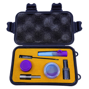 Nectar Collector Pocket Tech | Purple/Grey/Blue Disassembled Standard Version View | DW
