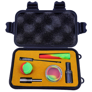 Nectar Collector Pocket Tech | Red/Yellow/Green Disassembled Standard Version View | DW