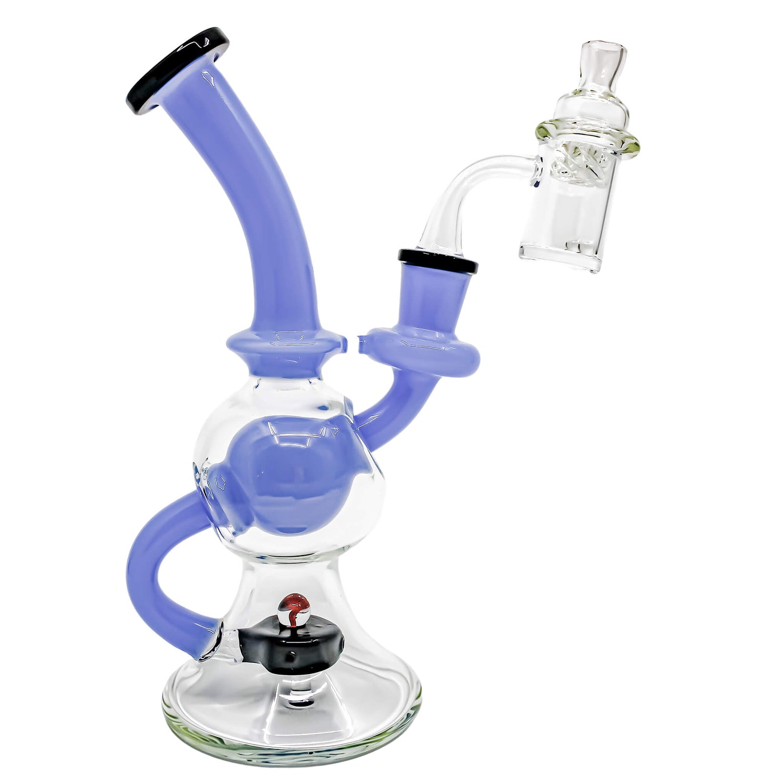 Ball Dab Rig 25mm Dab Kit | Pink Rig Kit Profile View | Dabbing Warehouse