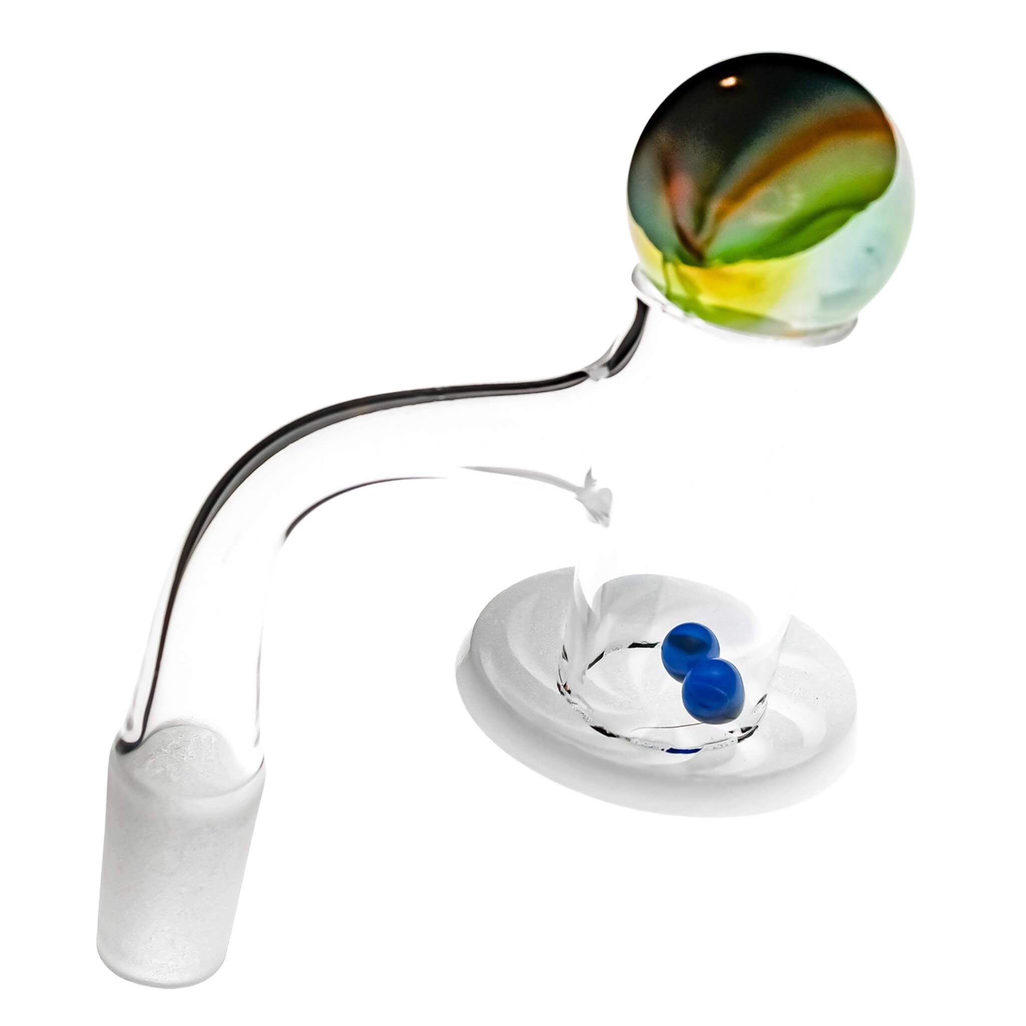 Full Weld 20mm Opaque Terp Blender Slurp | Blender With Marble & Pearls View | Dabbing Warehouse