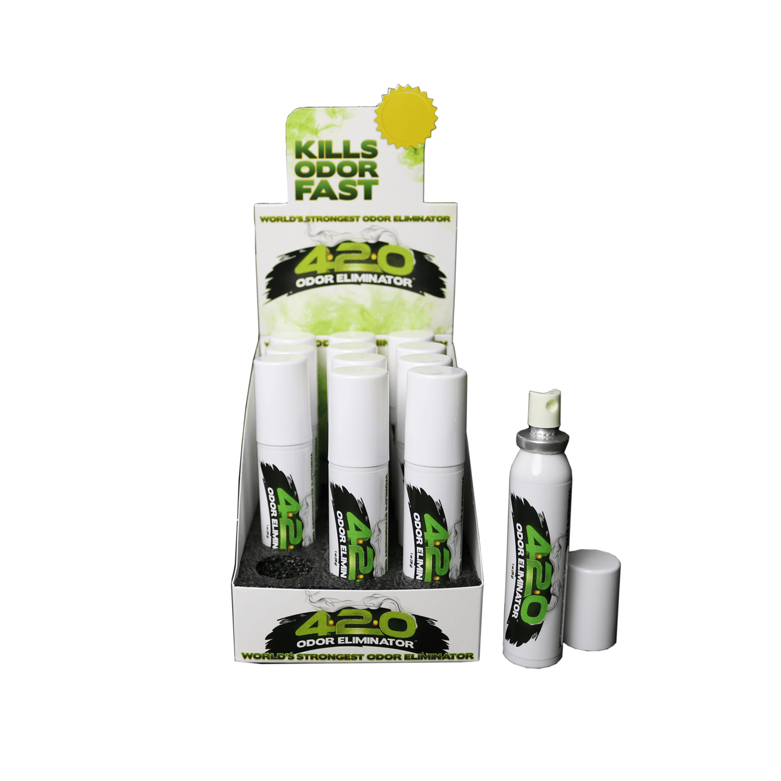 420 Odor Eliminator - Kills Odor Fast | Packaging Front View | DW
