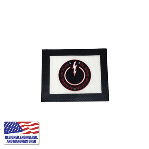 The Dabbing Specialists Small, Silicone Rubber Dab Mat | Top View | Dabbing Warehouse