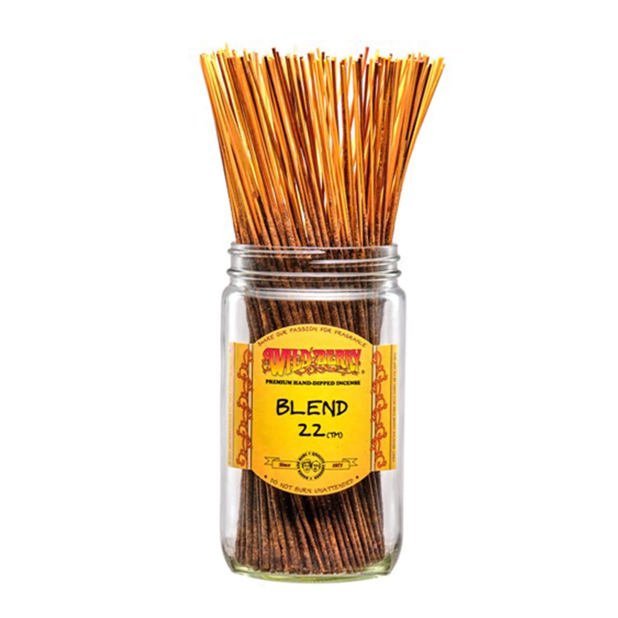 Blend 22™ Incense Sticks | Profile View In Jar | Dabbing Warehouse
