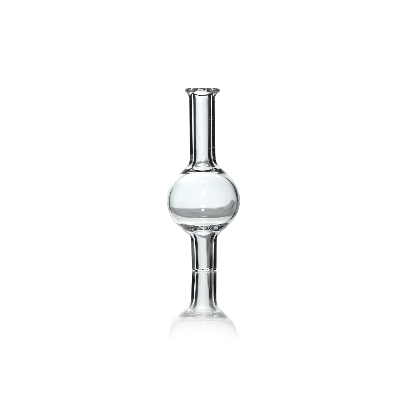 Quartz Carp Cab for Bangers - Clear | Profile View | Dabbing Warehouse