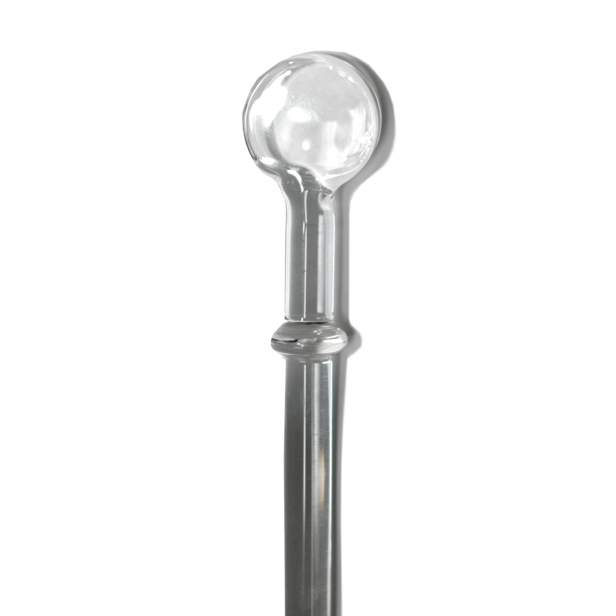 Quartz Carb Cap - Lollipop Dabber Stick Glass | Profile View | Dabbing Warehouse