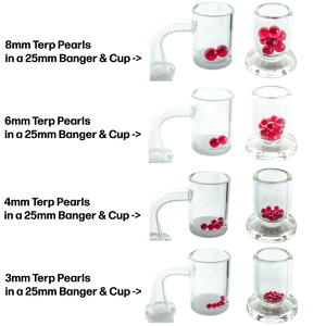 8mm Terp Pearls-Ruby | Terp Pearl Size Chart View | Dabbing Warehouse
