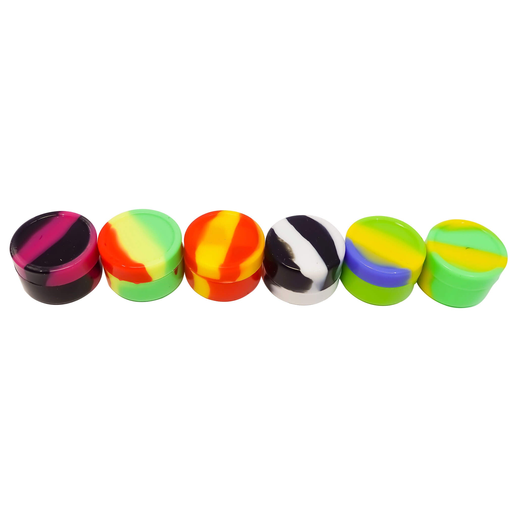 Colorful Silicone Dab Container | Color Sample View | Dabbing Warehouse