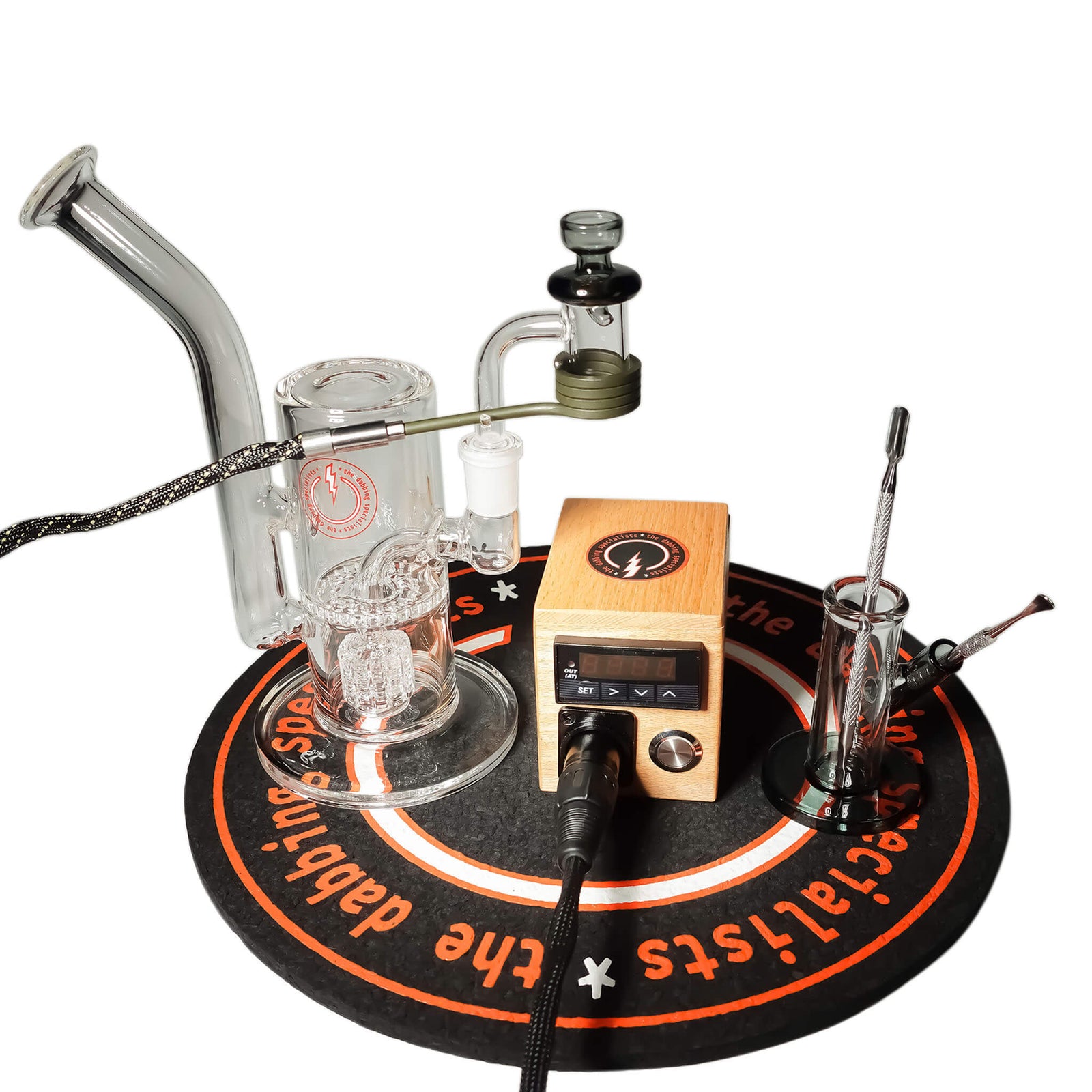 Reborn 20mm E-Banger Deluxe Enail Kit | Red Kit View | Dabbing Warehouse