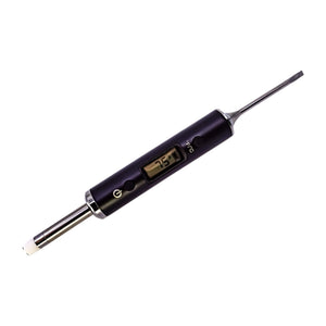 Dab Nail Thermometer | Angled Monochrome Temp Screen View | Dabbing Warehouse