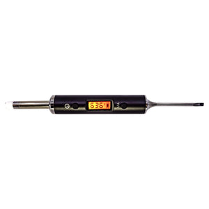 Dab Nail Thermometer | Horizontal Orange Temp Screen View | Dabbing Warehouse
