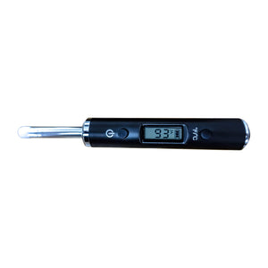 Dab Nail Thermometer | Horizontal Monochrome Temp Screen Tool Removed View | Dabbing Warehouse