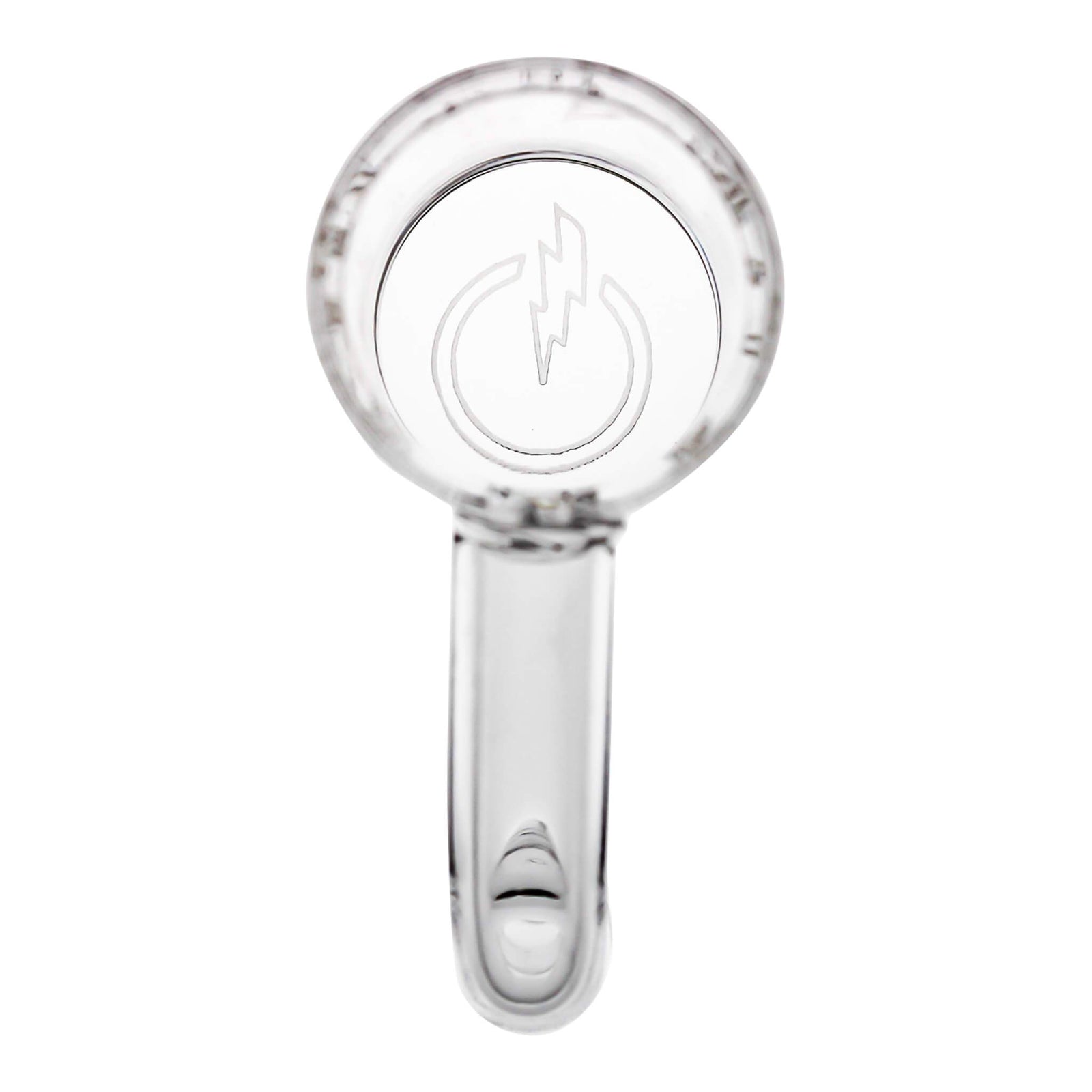 25mm Quartz Banger - Beveled Edge | TDS Logo Bottom Banger Side View | DW