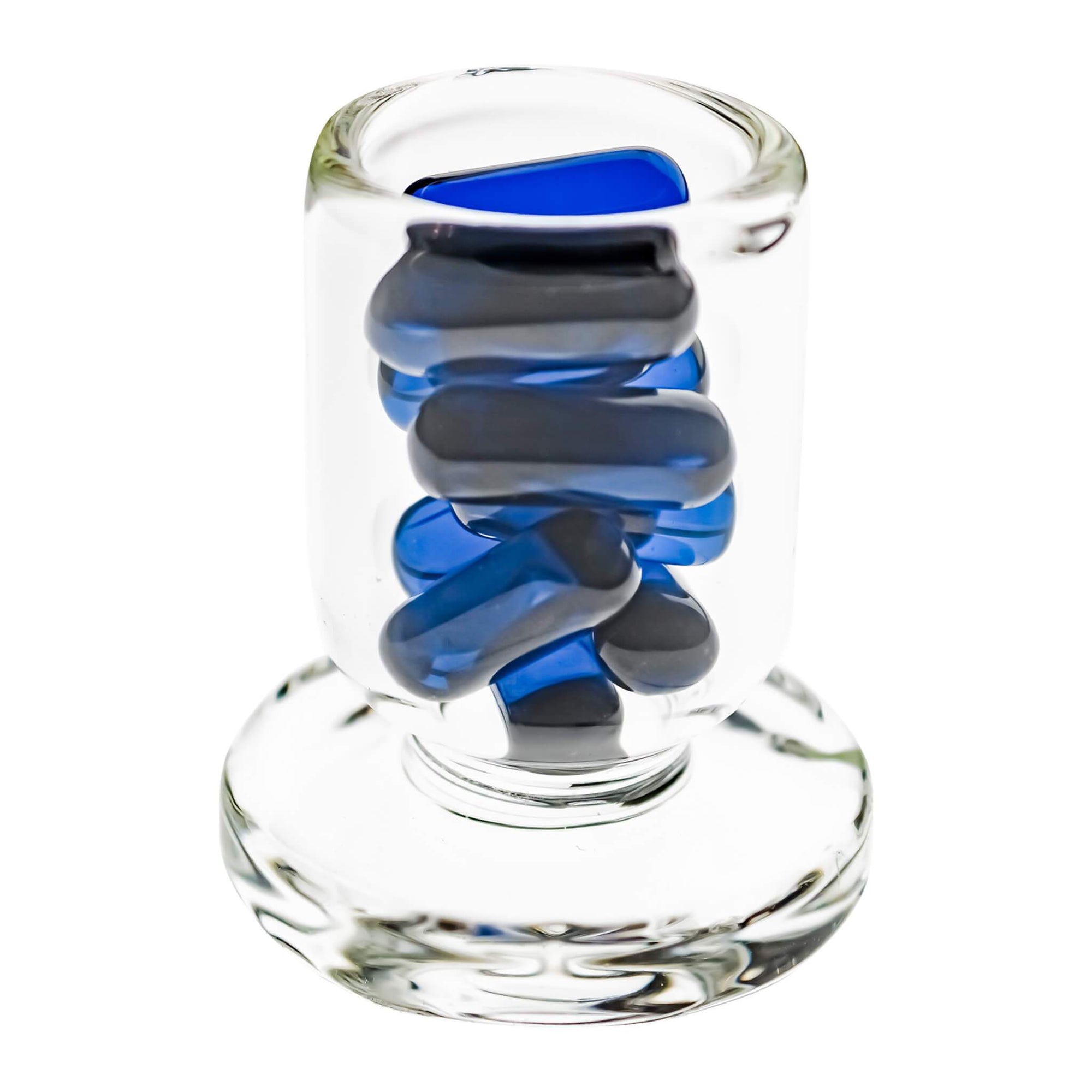 Blue Crystal Dab Terp Pills | Blue Crystal Terp Pearls In Holder View | Dabbing Warehouse