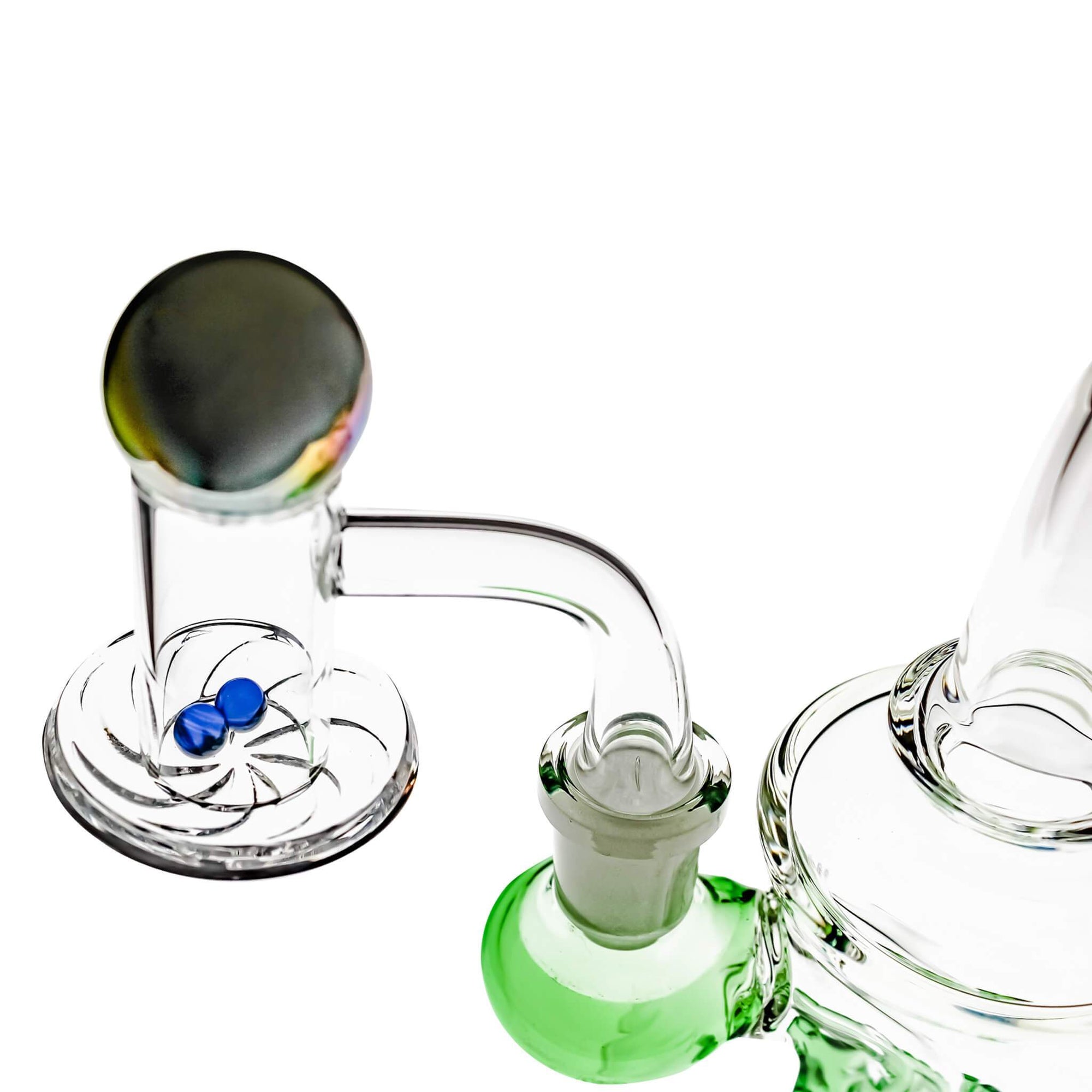 TDS Shower Perc Dab Rig Kit #3 | Complete Kit Top Down View | Dabbing Warehouse