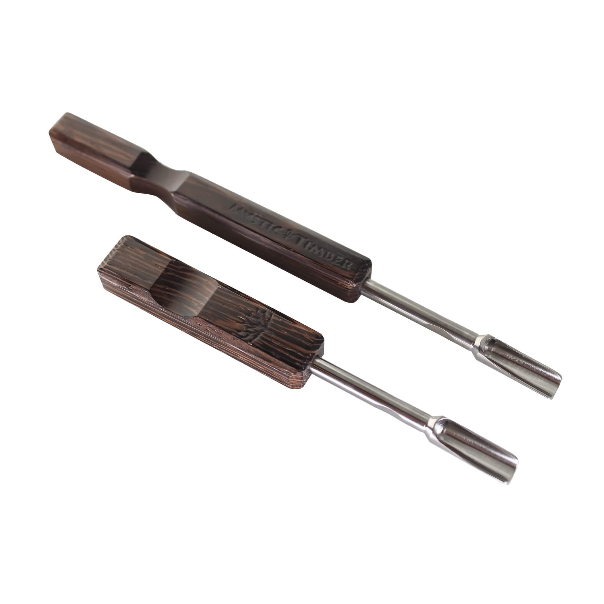 SauceSpoon Pocket Dab Tool | Dual Mystic Timber SauceSpoon Dab Tool Alternate View | DW