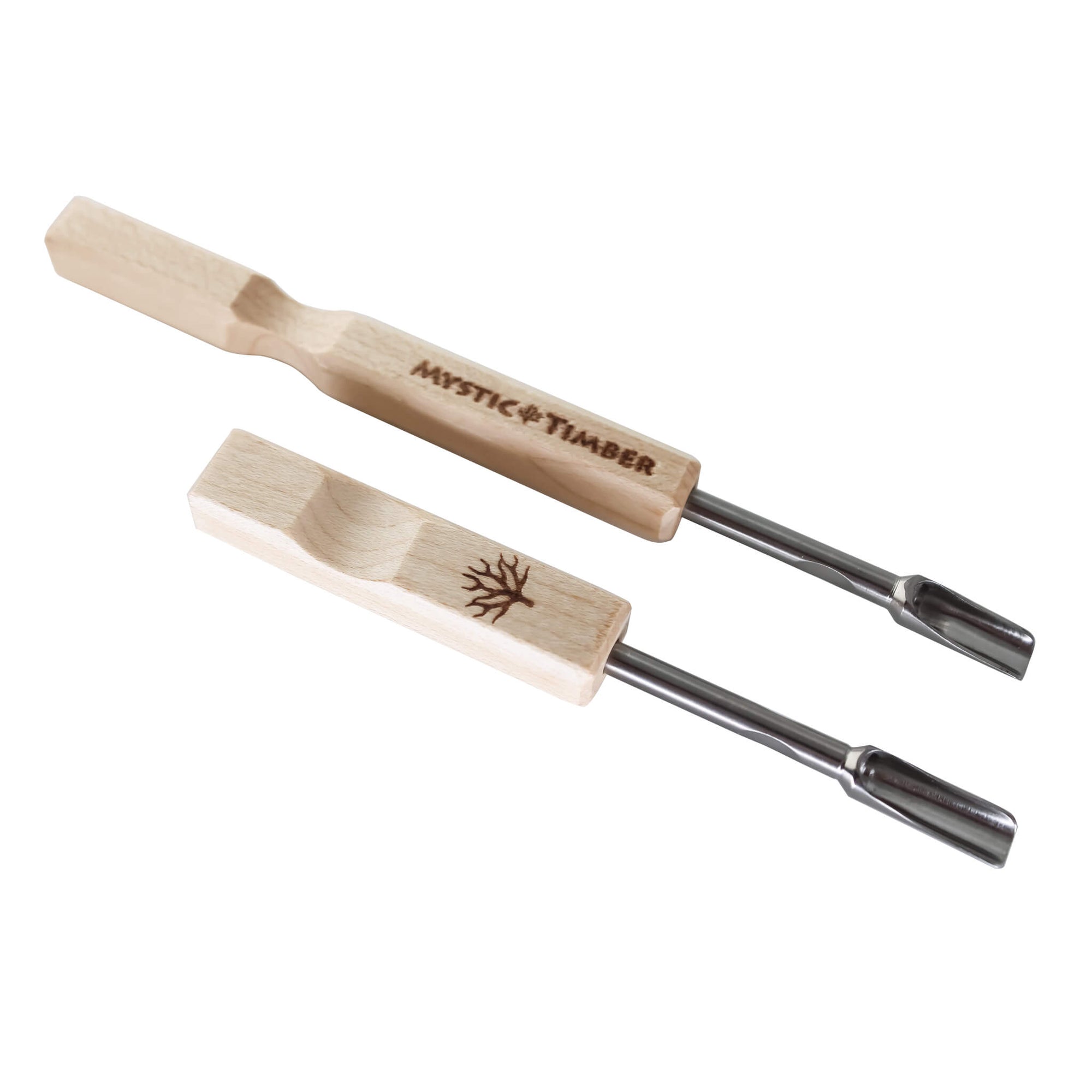 SauceSpoon Pocket Dab Tool | Mystic Timber SauceSpoon Dab Tool View | Dabbing Warehouse