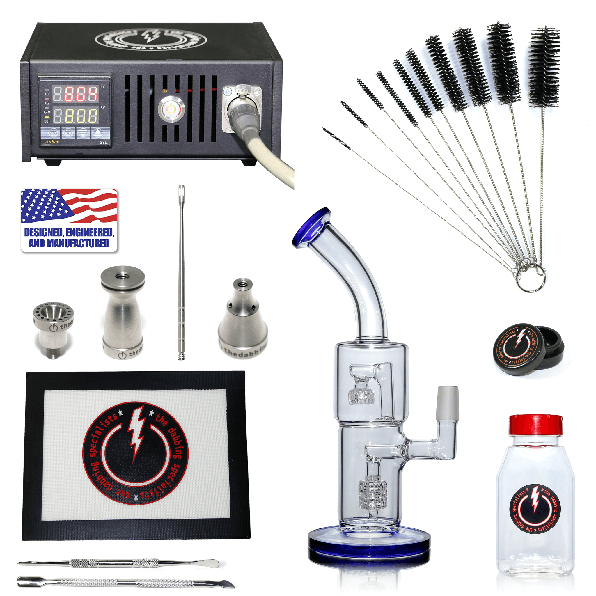 The Complete TDS Dabbing Enail Kit - Economy Version | Black Kit View | Dabbing Warehouse