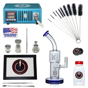 The Complete TDS Dabbing Enail Kit - Economy Version | Blue Kit View | Dabbing Warehouse