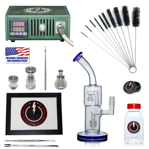 The Complete TDS Dabbing Enail Kit - Economy Version | Green Kit View | Dabbing Warehouse