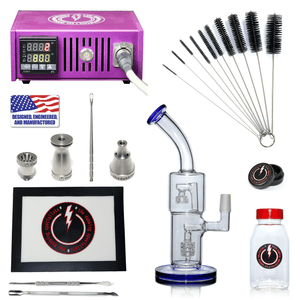 The Complete TDS Dabbing Enail Kit - Economy | Purple Kit View | Dabbing Warehouse