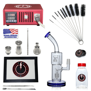 The Complete TDS Dabbing Enail Kit - Economy | Red Kit View | Dabbing Warehouse