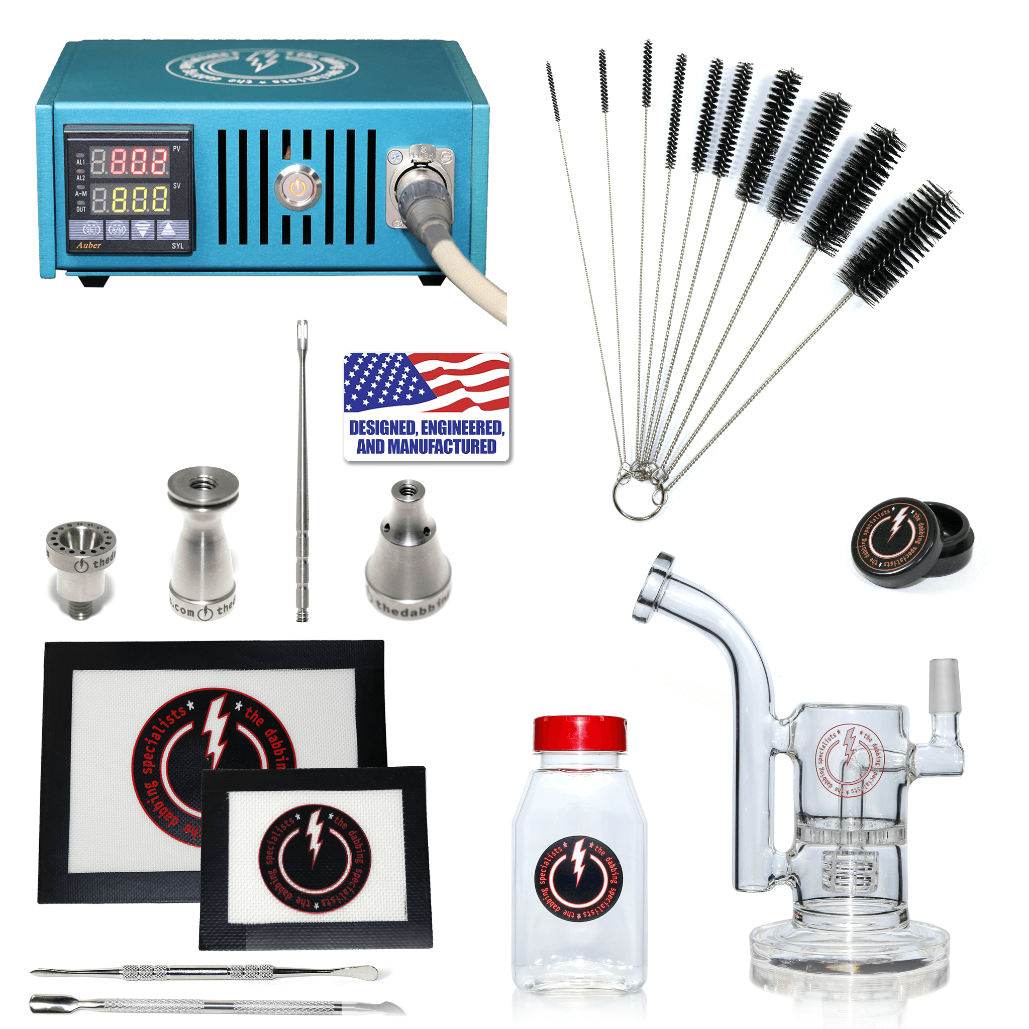 The Complete TDS Dabbing Enail Kit - Intermediate | Blue Kit View | Dabbing Warehouse