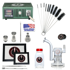 The Complete TDS Dabbing Enail Kit - Intermediate | Green Kit View | Dabbing Warehouse