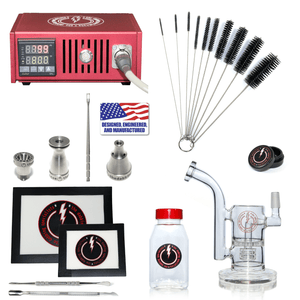 The Complete TDS Dabbing Enail Kit - Intermediate | Red Kit View | Dabbing Warehouse