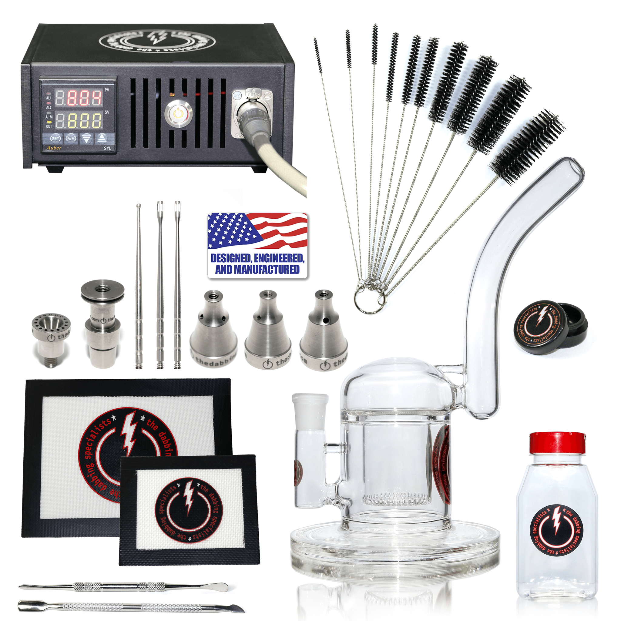 The Complete TDS Dabbing Enail Kit - Professional | Black Kit View | Dabbing Warehouse
