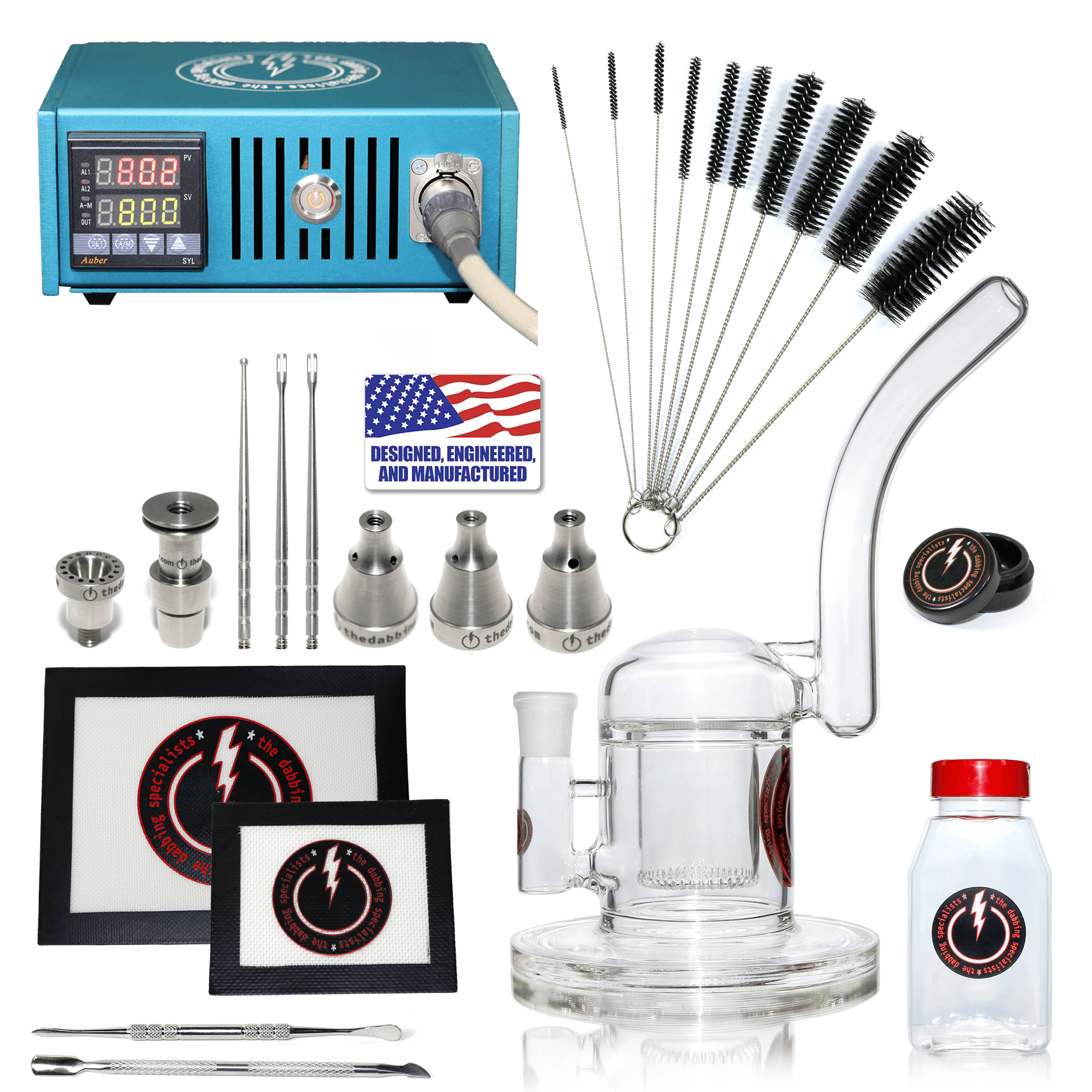 The Complete TDS Dabbing Enail Kit - Professional | Blue Kit View | Dabbing Warehouse