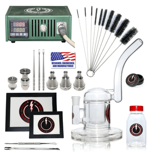 The Complete TDS Dabbing Enail Kit - Professional | Green Kit View | Dabbing Warehouse