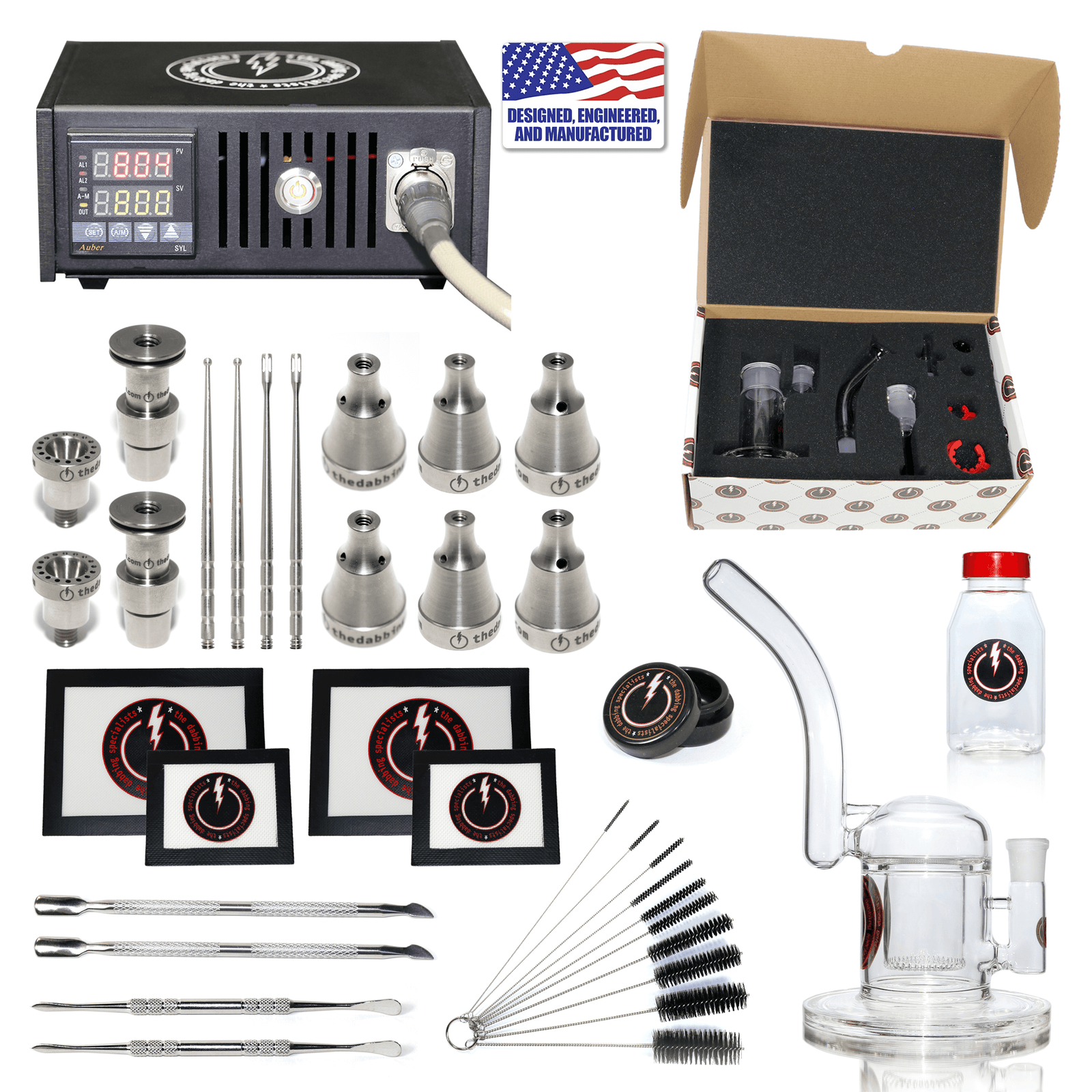 Complete TDS Dabbing Enail Kit - Ultimate | Orange Kit View | Dabbing Warehouse
