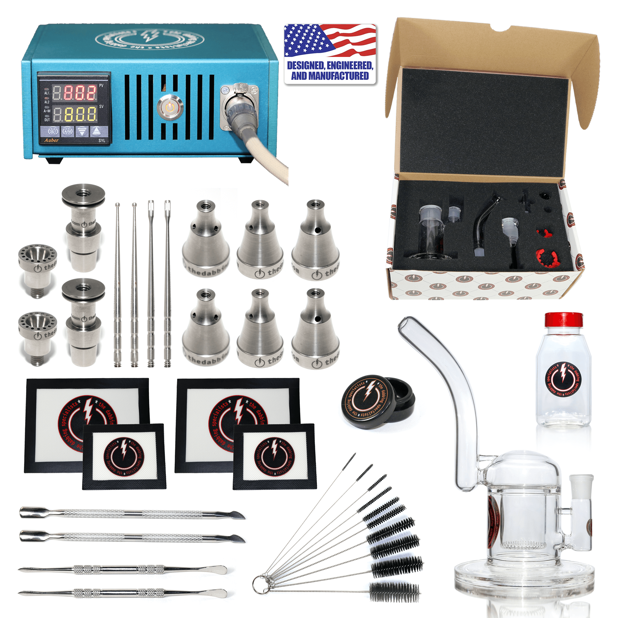 Complete TDS Dabbing Enail Kit - Ultimate | Blue Kit View | Dabbing Warehouse