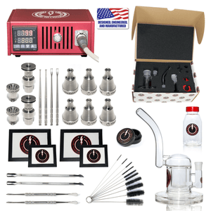 Complete TDS Dabbing Enail Kit - Ultimate | Red Kit View | Dabbing Warehouse