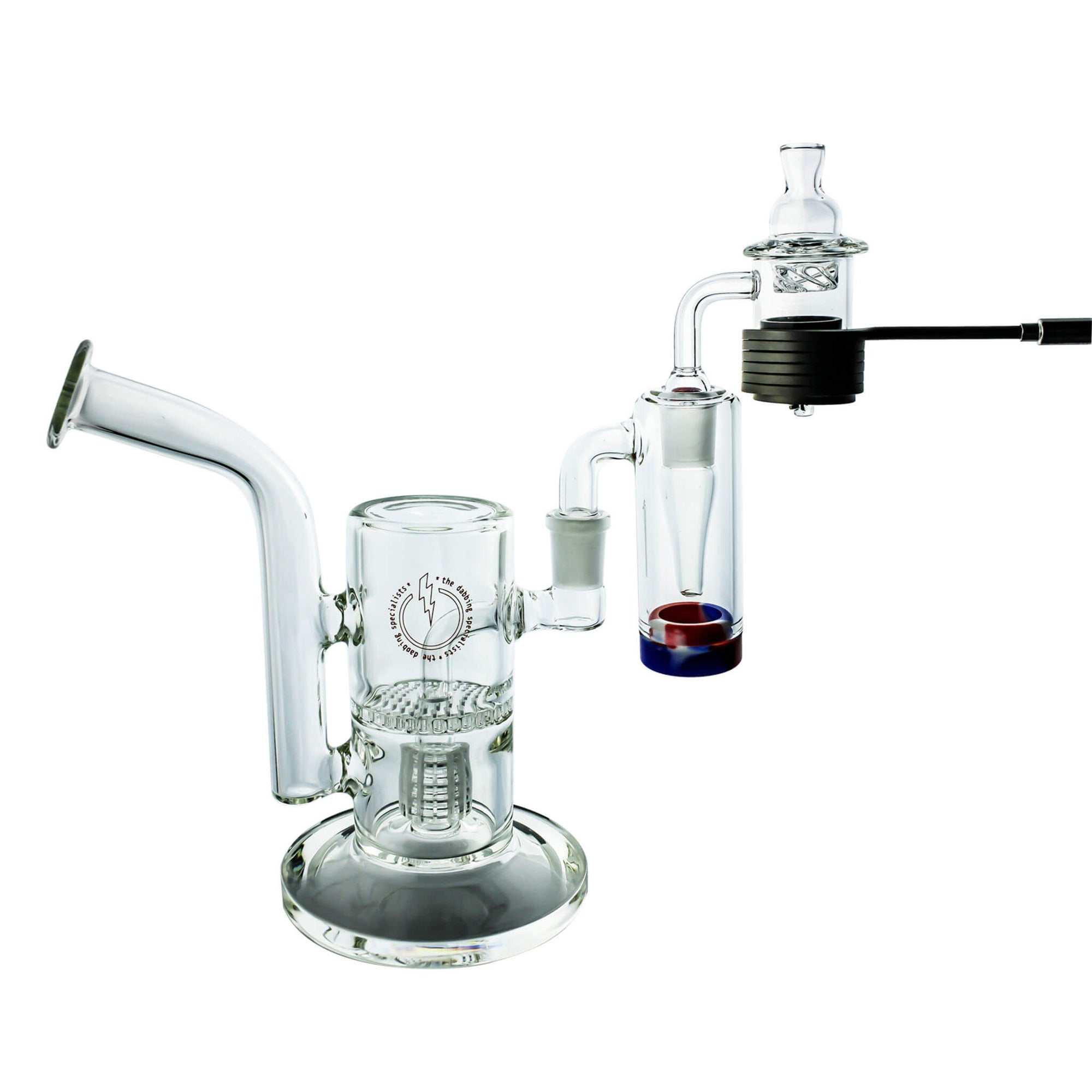 30mm Mini Enail Complete Dabbing Kit #4 - 30mm enail and coil | Full Kit In Use View | DW