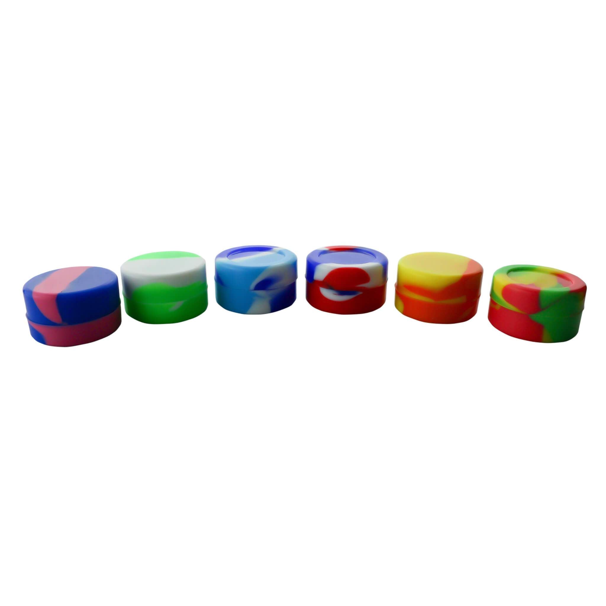 Colorful Silicone Containers | Closed Silicone Container View | DW
