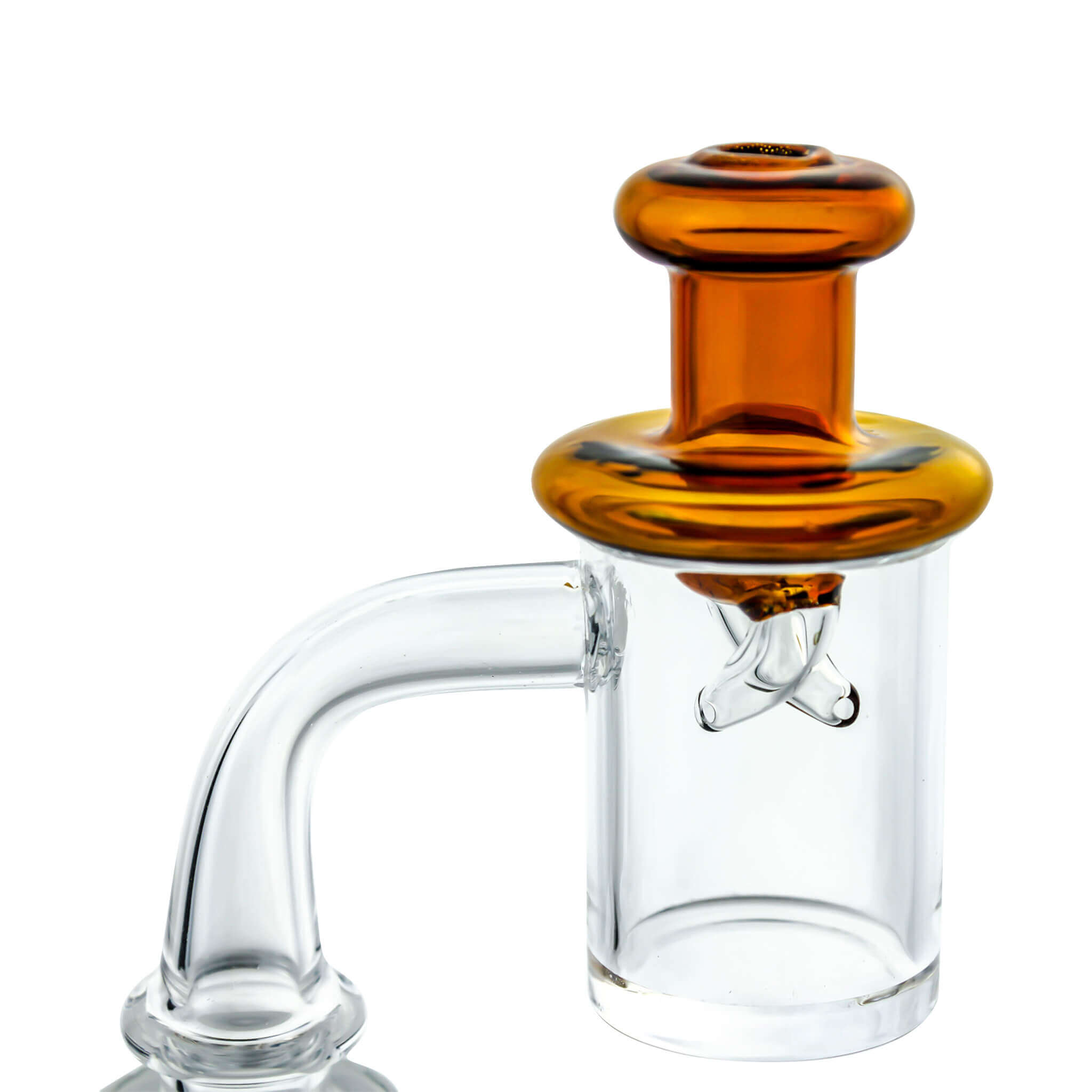 25mm Handmade Joint Banger | Beveled Edge | Clear Bottom | Capped View | Capped Banger View | DW