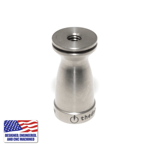 Complete Titanium Dab Hardware Kit - Female, 18mm/14mm, Claw Shovel | Nail Body View | DW