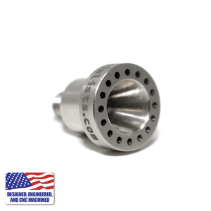 Complete Titanium Dabbing Hardware Kit - Female, 14mm/10mm, Claw Shovel | 16-Hole Nail View | DW