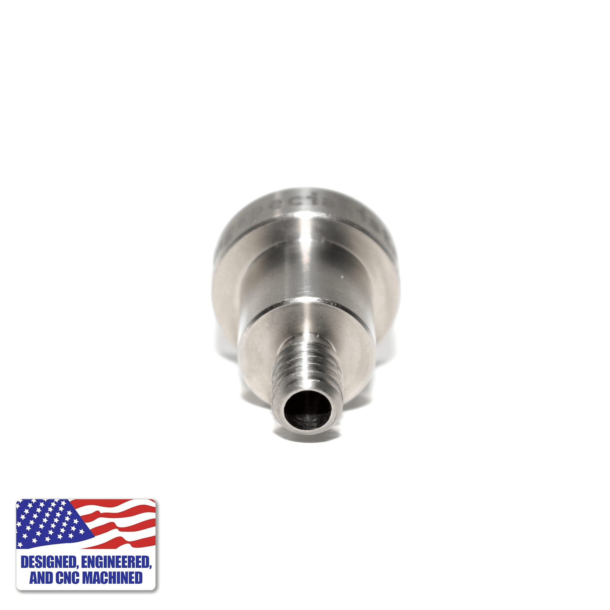 Titanium Dab Nail 16-hole | Bottom Nail View | Dabbing Warehouse