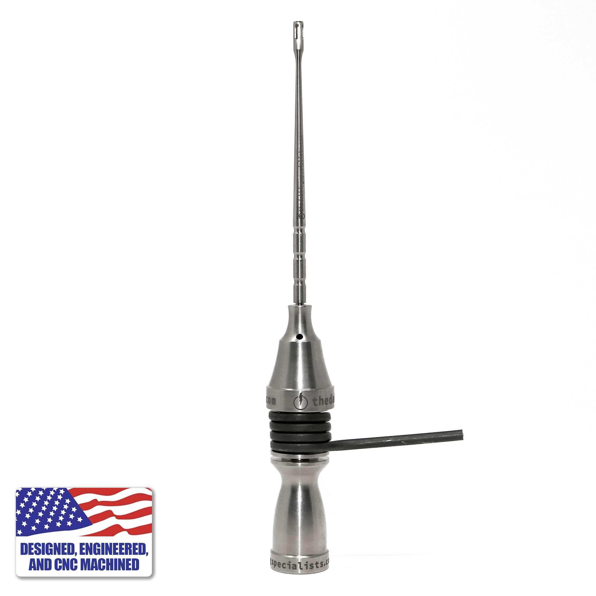 Complete Titanium Dab Hardware Kit - Female, 18mm/14mm, Claw Shovel | Full Dab Kit Stack View | DW