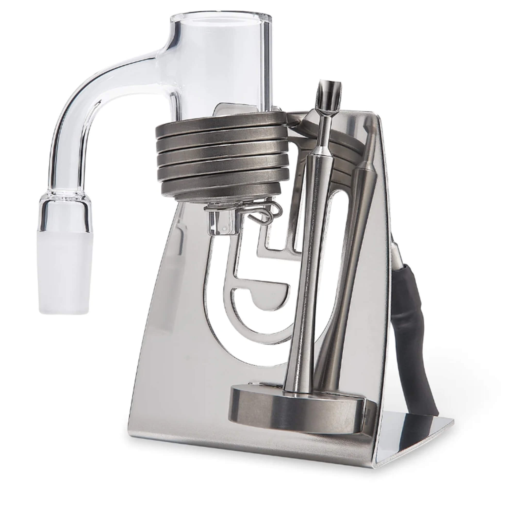 High Five V2 Coil Stand | Coil Stand In Use With Banger View | Dabbing Warehouse