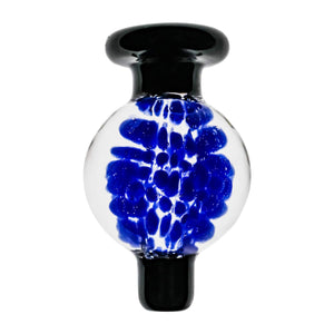 Black Flower Bubble Cap | Profile View | Dabbing Warehouse