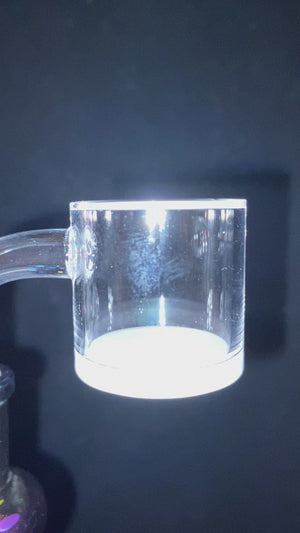 30mm Quartz Banger - Beveled Edge - Opaque Bottom