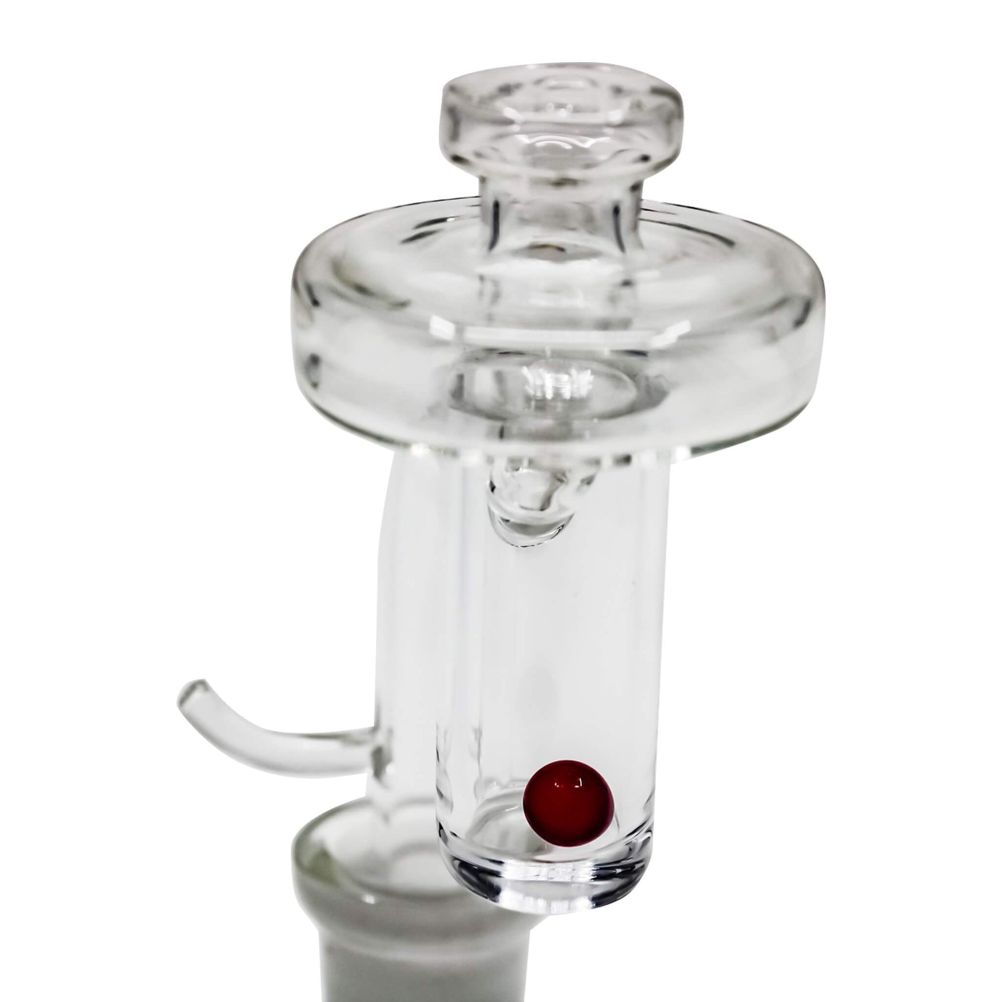 Clear E-Banger Spinner Carb Cap | Profile View | Dabbing Warehouse