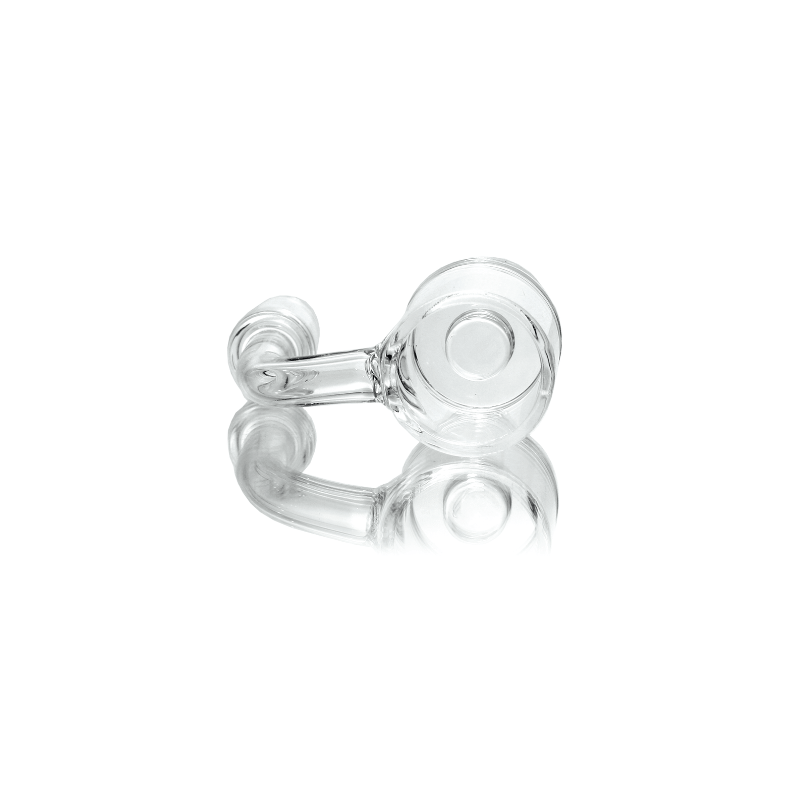 Core Reactor Quartz Banger - Flat Top - Thick Clear Bottom | 14mm Male View | Dabbing Warehouse