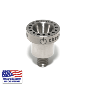 Custom The Dabbing Specialists Enail Dabbing Kit #1 | 16-Hole Nail Profile View | DW